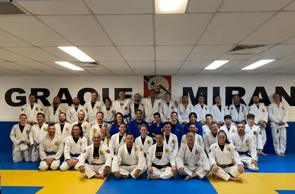 gracie miranda brazilian jiu jitsu group photo